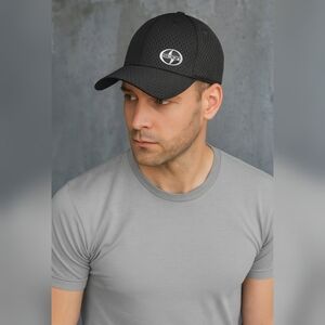 Toyota Scion Mens Logo Embroidered Black Adjustable Velcro Baseball Hat Cap OSFM